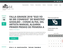 Tablet Screenshot of fallamaestrogozalbo.com